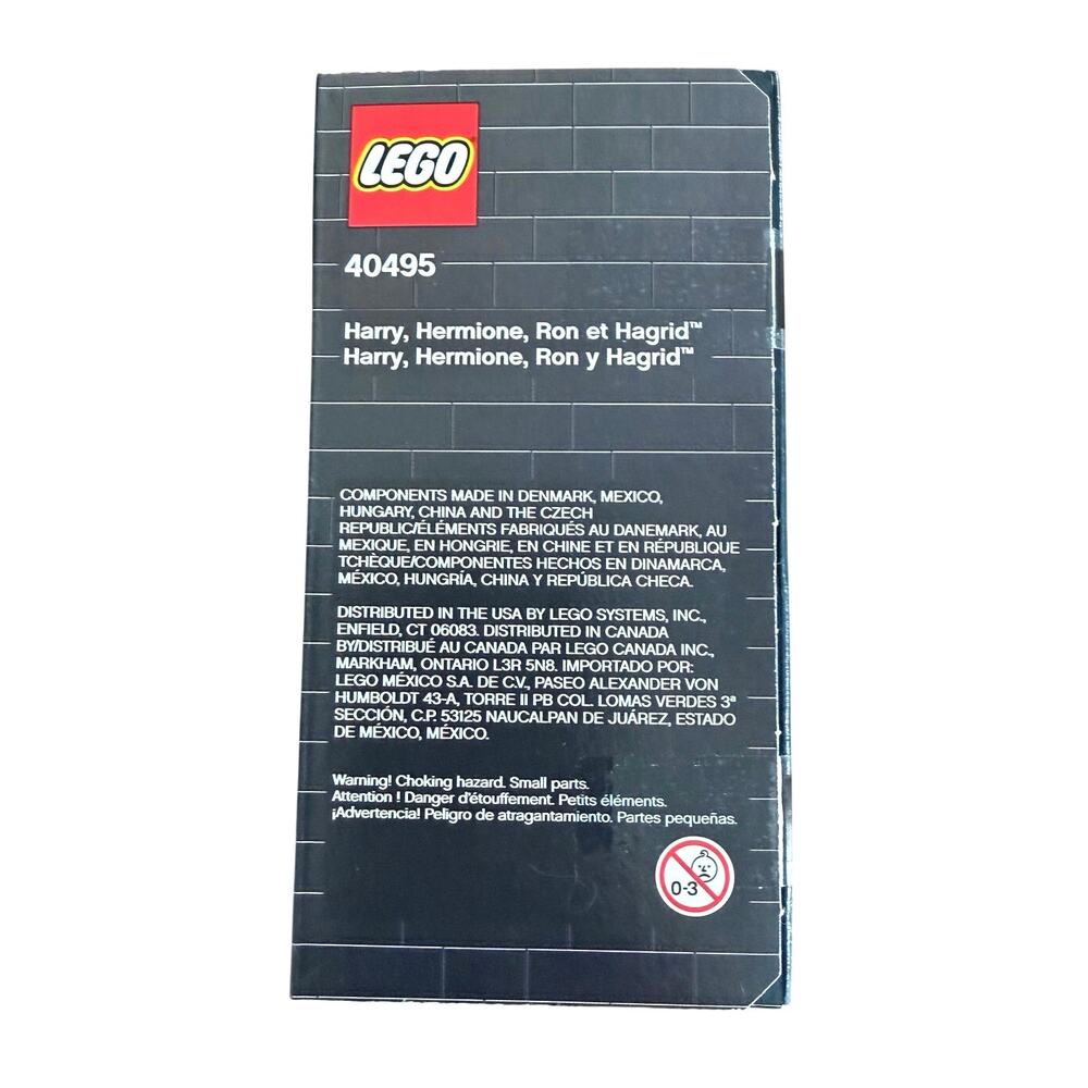New in sealed box Lego Brick Headz Harry Hermione Ron Hagrid 40495 - Picture 2 of 5